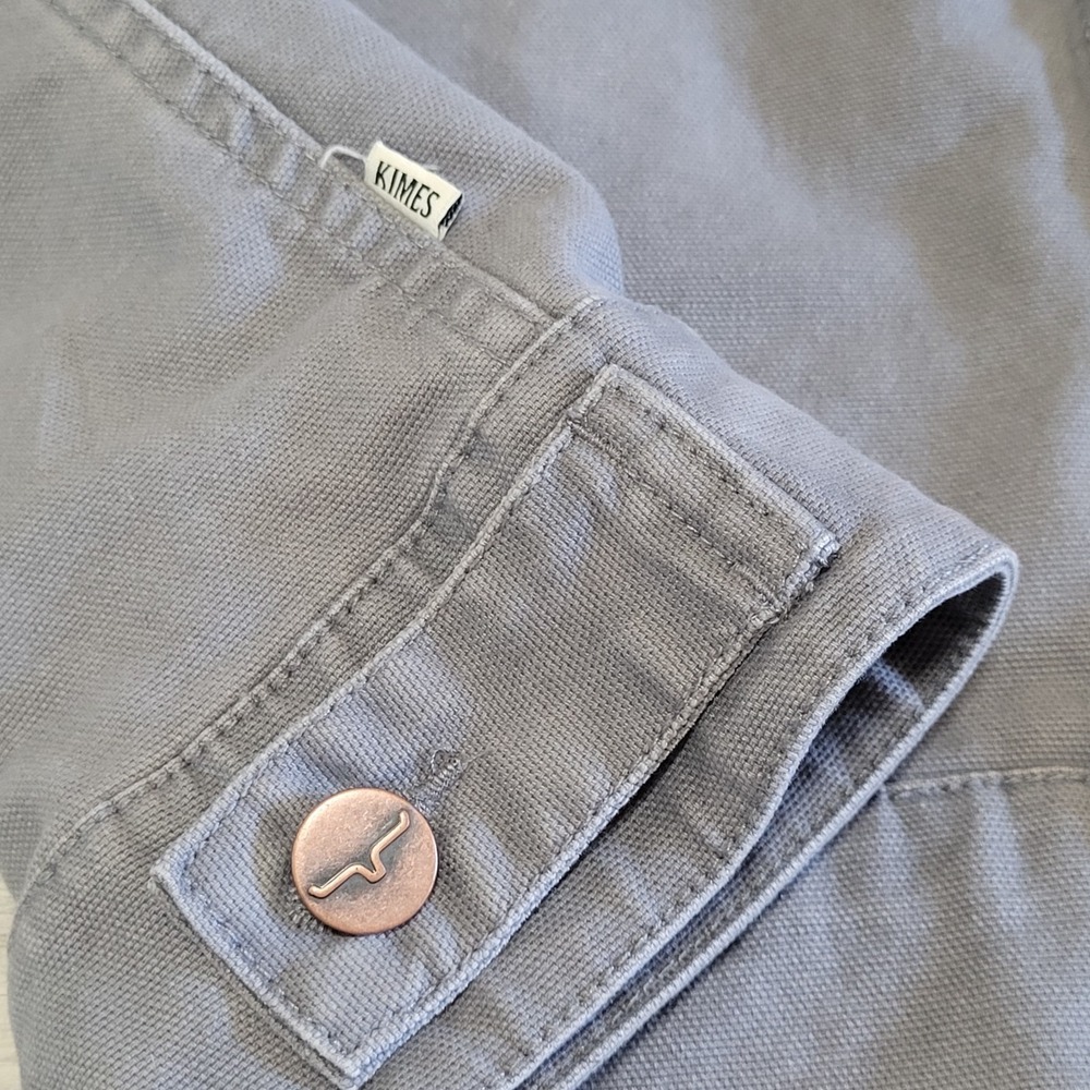 Kimes Ranch Light Gray Worker Jacket with Brown Corduroy Collar - Picture 11 of 16